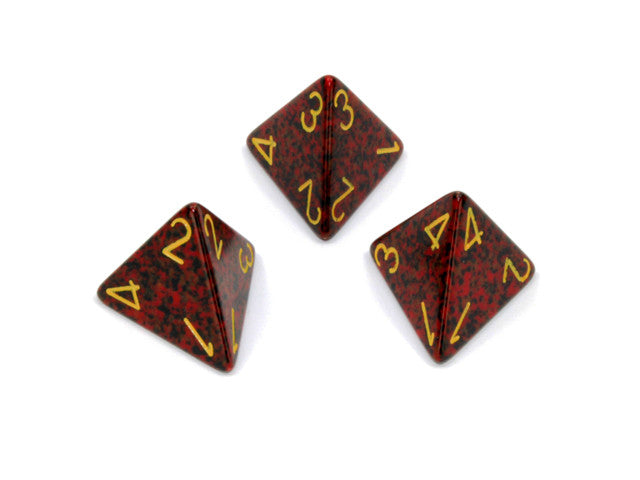Chessex D4 Dice Speckled Polyhedral Mercury d4