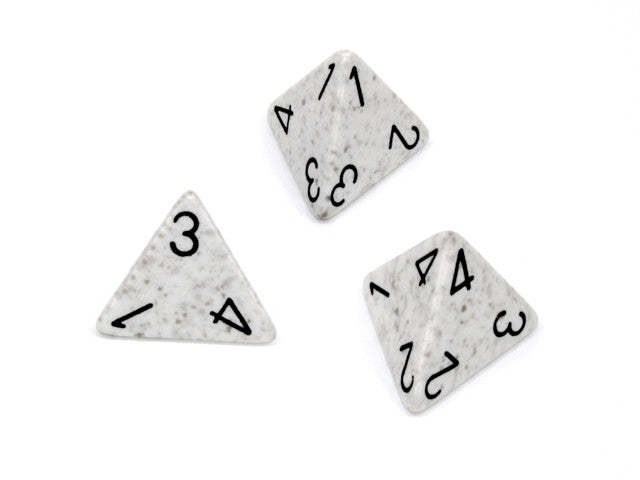 Chessex D4 Dice Speckled Polyhedral Arctic Camo d4
