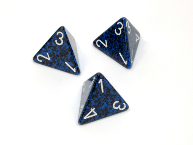 Chessex D4 Dice Speckled Polyhedral Stealth d4