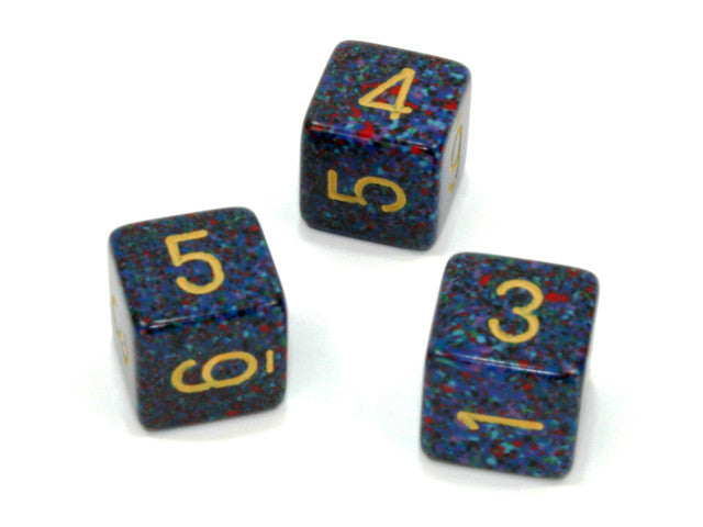 Chessex D6 Dice Speckled Polyhedral Twilight d6