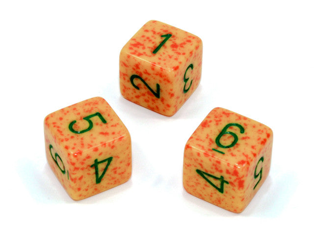 Chessex D6 Dice Speckled Polyhedral Lotus d6
