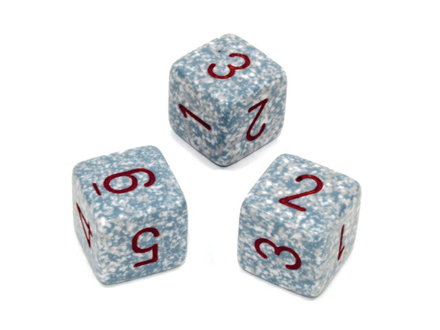 Chessex D6 Dice Speckled Polyhedral Air d6