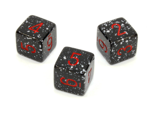 Chessex D6 Dice Speckled Polyhedral Space d6