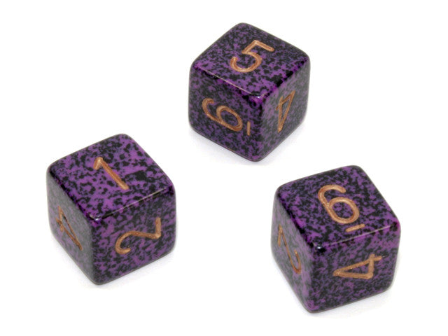 Chessex D6 Dice Speckled Polyhedral Hurricane d6
