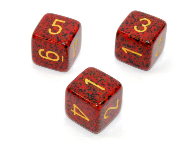 Chessex D6 Dice Speckled Polyhedral Mercury d6