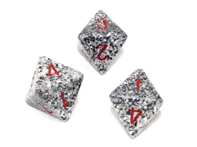 Chessex D8 Dice Speckled Polyhedral Granite d8