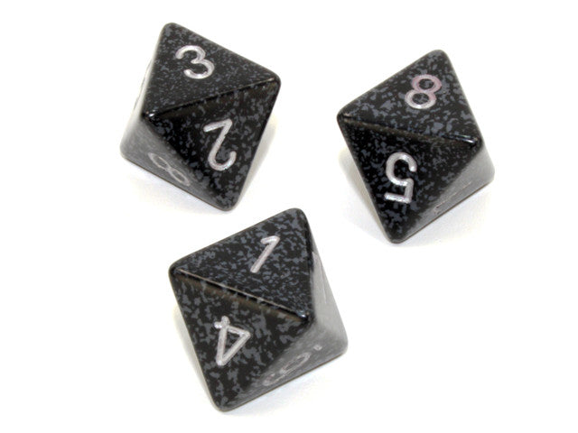 Chessex D8 Dice Speckled Polyhedral Ninja d8