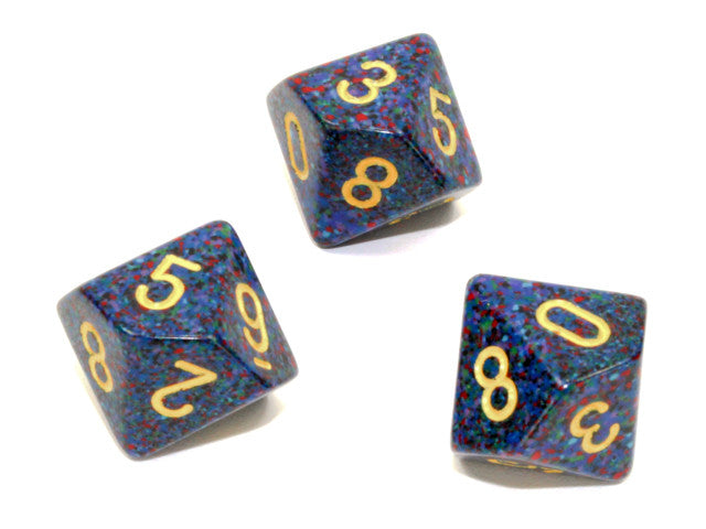Chessex D10 Dice Speckled Polyhedral Twilight d10