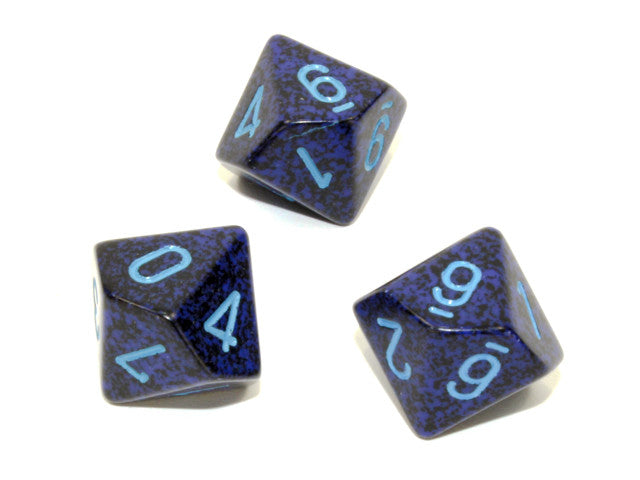 Chessex D10 Dice Speckled Polyhedral Cobalt d10