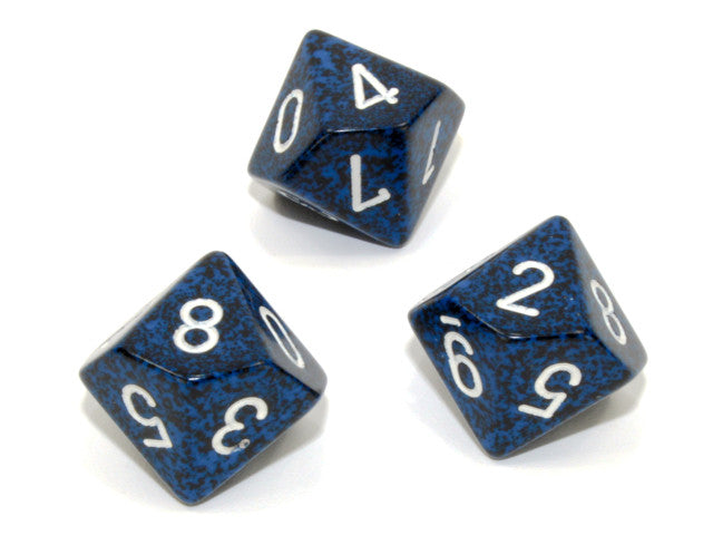 Chessex D10 Dice Speckled Polyhedral Stealth d10