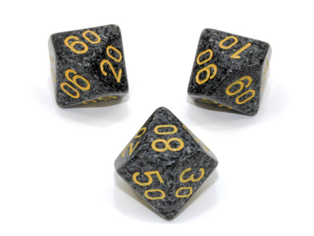 Chessex Tens 10 Dice Speckled Polyhedral Urban Camo Tens 10