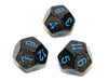 Chessex D12 Dice Speckled Polyhedral Blue Stars d12