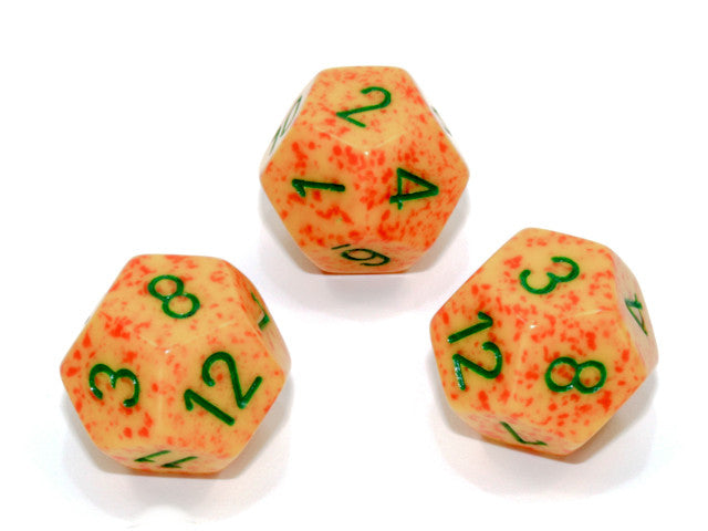 Chessex D12 Dice Speckled Polyhedral Lotus d12