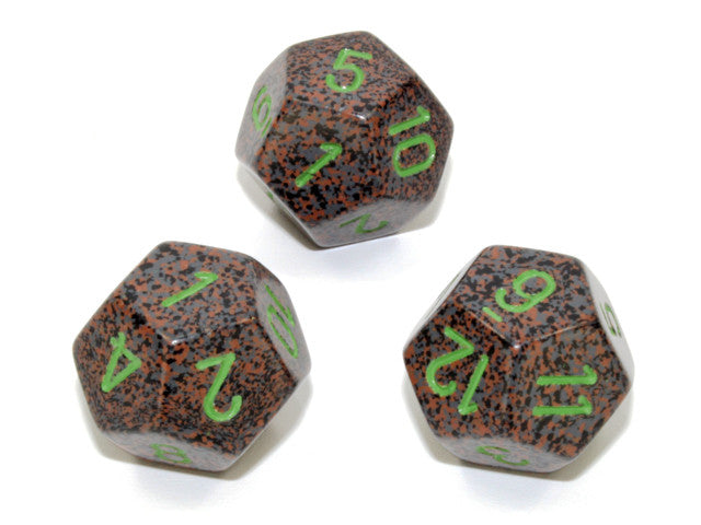 Chessex D12 Dice Speckled Polyhedral Earth d12
