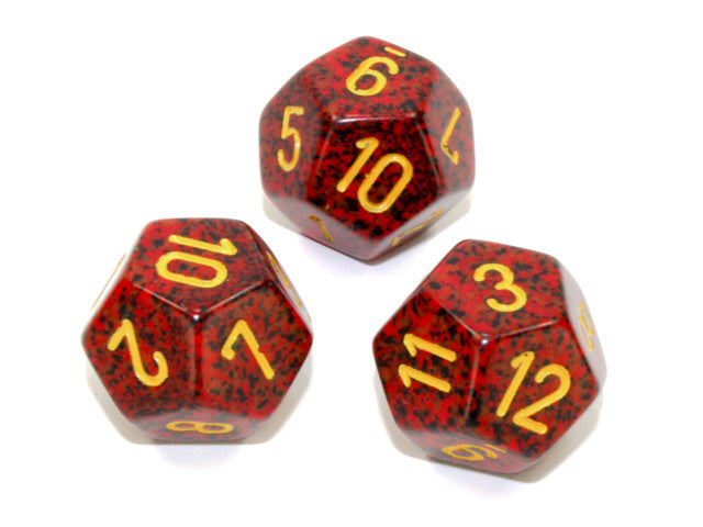 Chessex D12 Dice Speckled Polyhedral Mercury d12