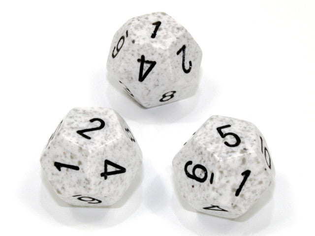 Chessex D12 Dice Speckled Polyhedral Arctic Camo d12