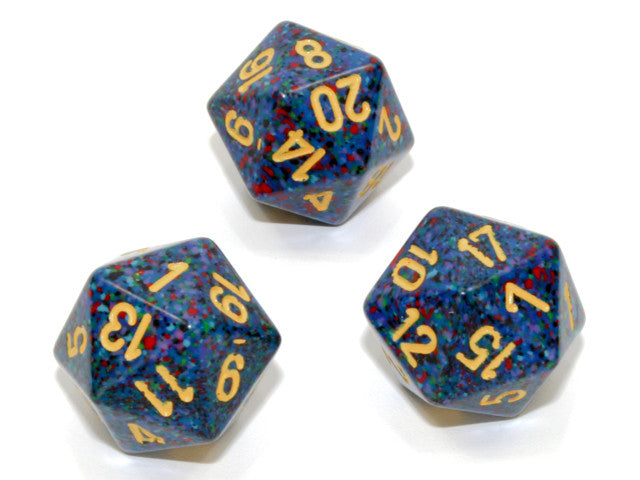 Chessex D20 Dice Speckled Polyhedral Twilight d20