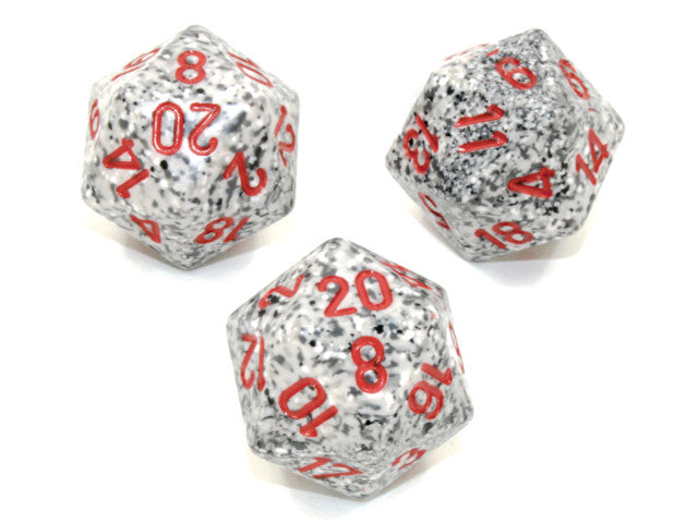 Chessex D20 Dice Speckled Polyhedral Granite d20