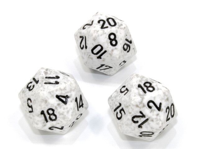 Chessex D20 Dice Speckled Polyhedral Arctic Camo d20