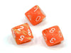 Chessex D10 Dice Vortex Polyhedral Solar/white d10