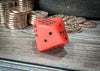 Chessex D10 Dice Opaque Polyhedral w/pips Orange/black d10