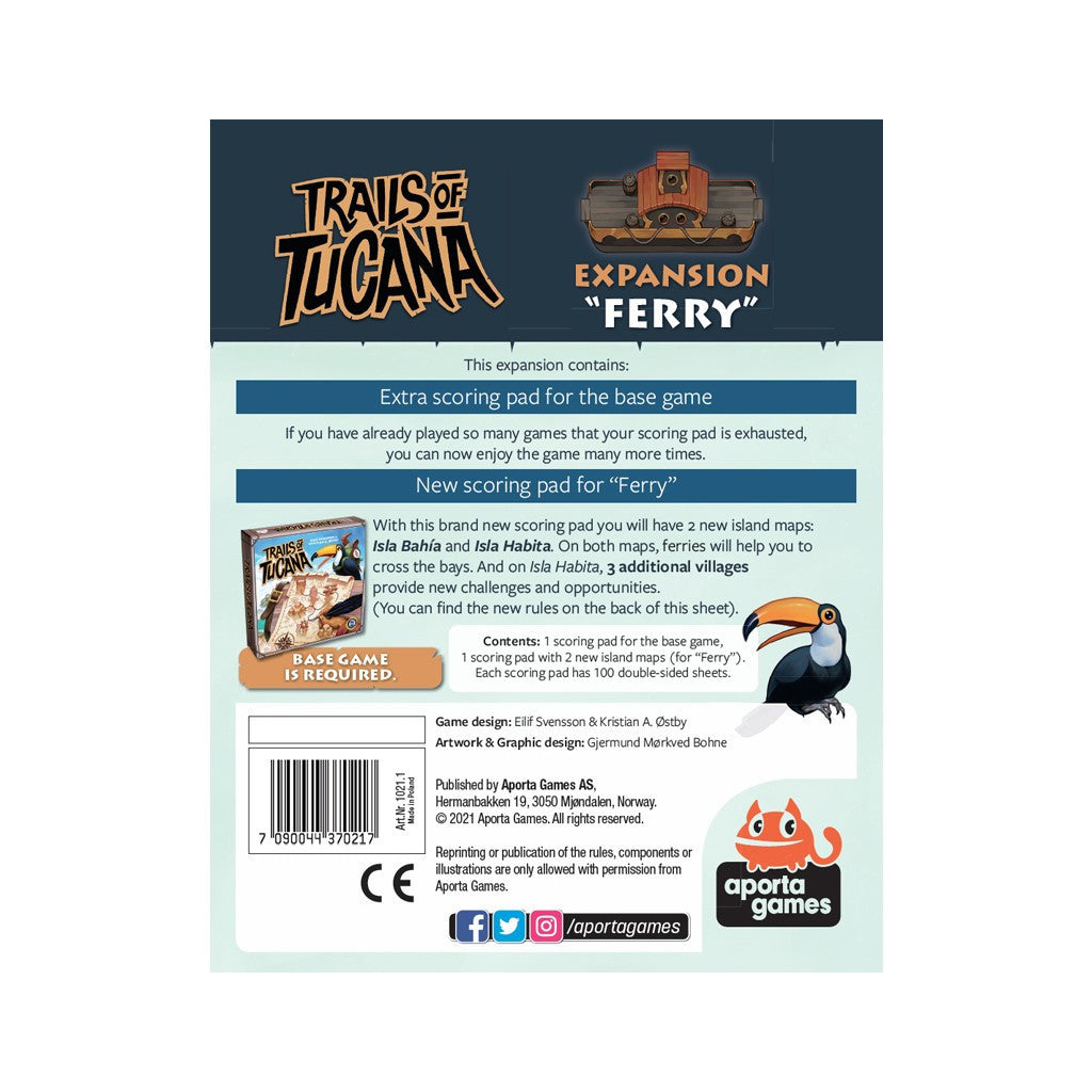 Trails of Tucana Ferry