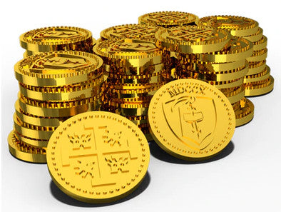 Tiny Epic Pirates 52 pack Metal Coins