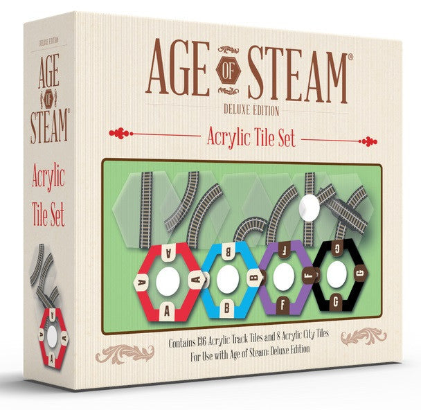 Age of Steam Deluxe - Acrylic Train Tiles