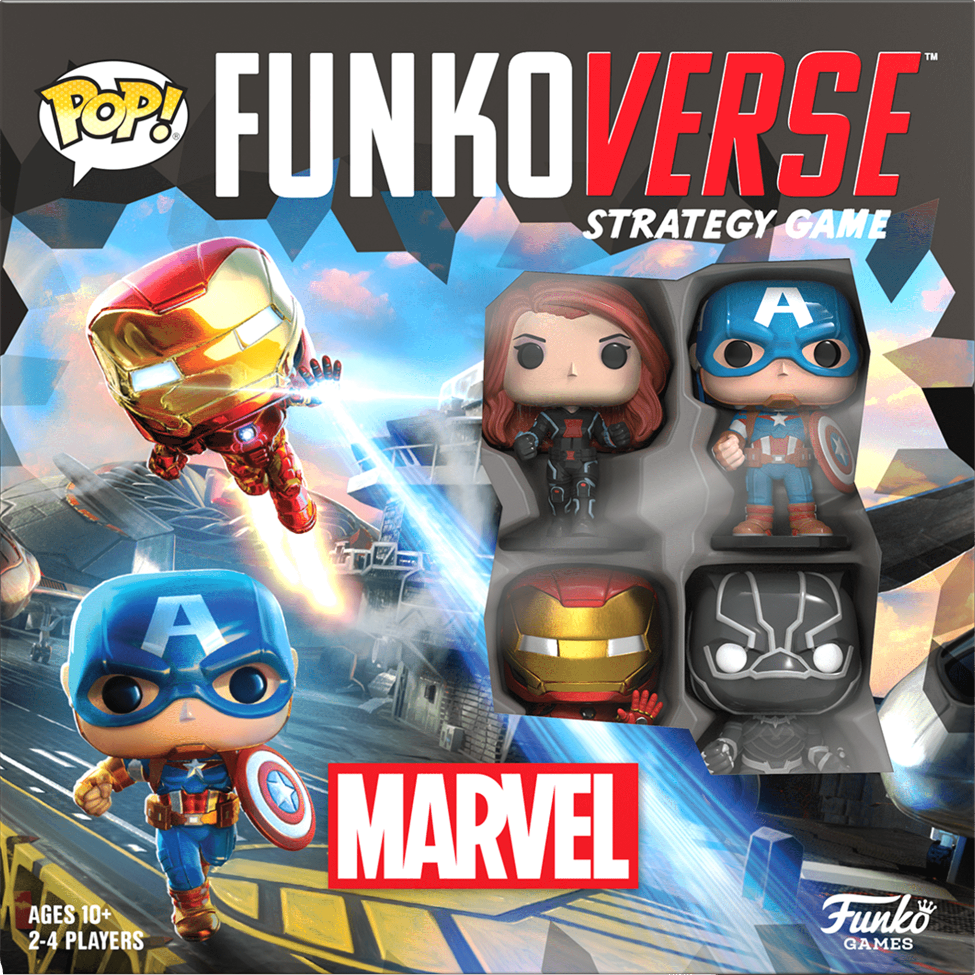 Funkoverse Marvel 100 4 Pack Strategy Board Game