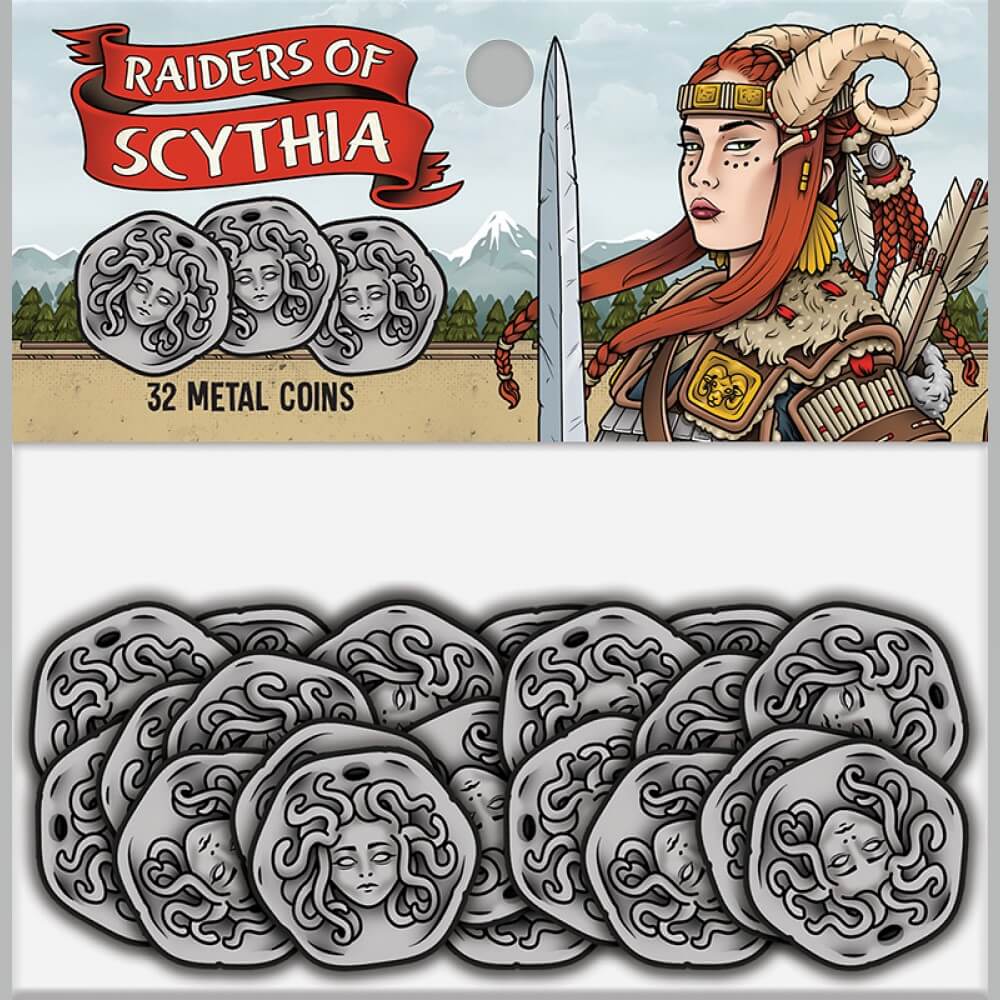 Raiders of Scythia Metal Coins
