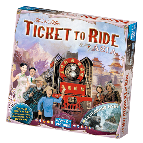 Ticket to Ride Asia Map